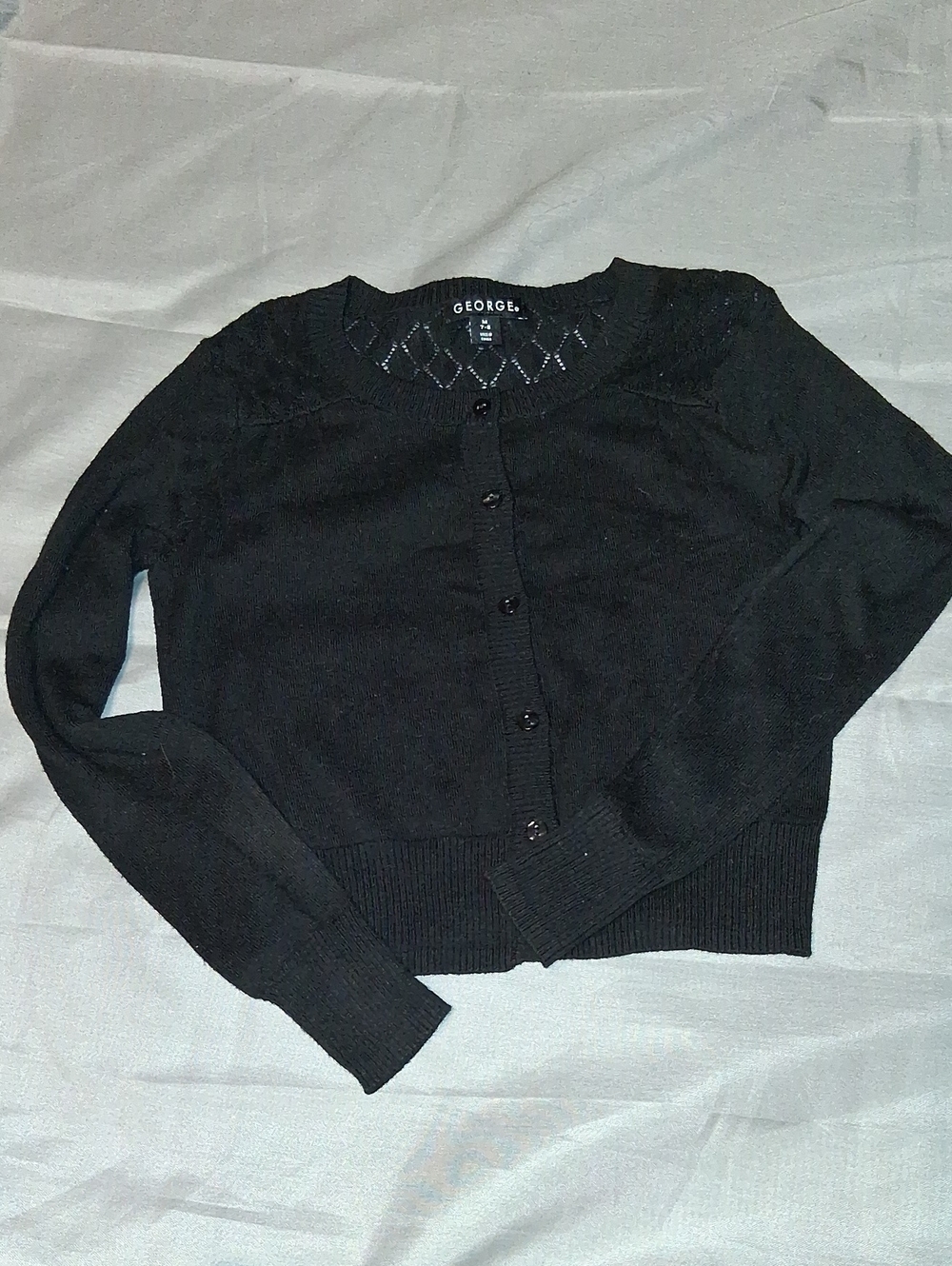 George Black Women's Button-Up Knit Cardigan